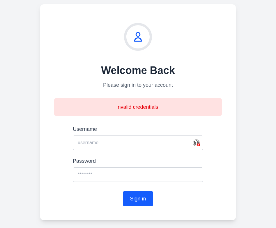 NextJS - Login page